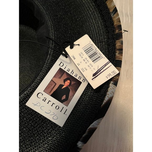 NWT Vintage Diahann Carroll Womens Hat - Women | Color: Brown - Picture 8 of 9